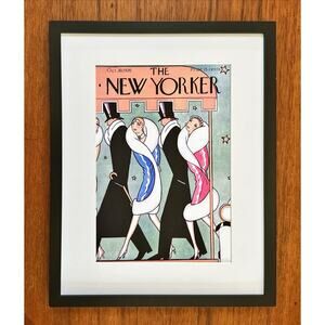 Framed 1926 The New Yorker Magazine Oct 30 Cover Stanley W Reynolds
